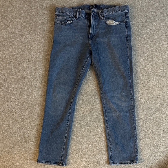 GAP Jeans - Men’s Jeans (Slim Fit) - Blue- 38x30 - Picture 3 of 4